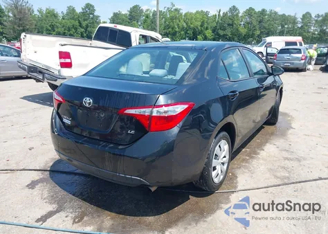 2016 Toyota Corolla Le from USA, damaged, VIN 2T1BURHE2GC607471